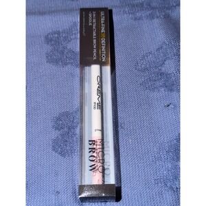 Creme Shop Micro Brow Ultra Fine Retractable Pencil Spoolie Duo, Granite, New